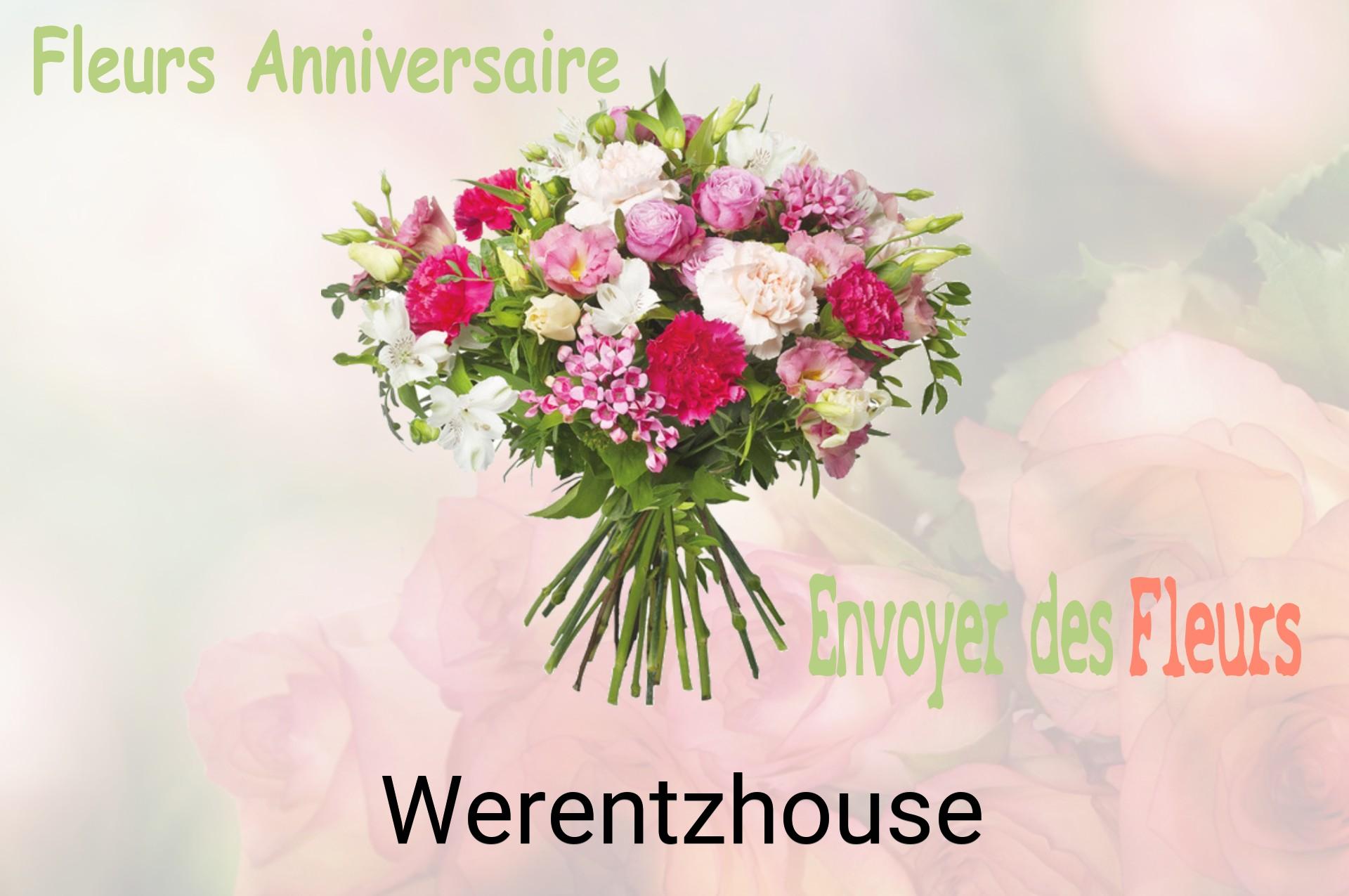 Bouquet de fleurs d’anniversaire livré à Werentzhouse